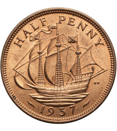 Great Britain, George VI (1936-1952). 1/2 Penny 1937