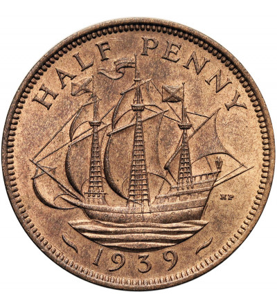 Great Britain, George VI (1936-1952). 1/2 Penny 1939