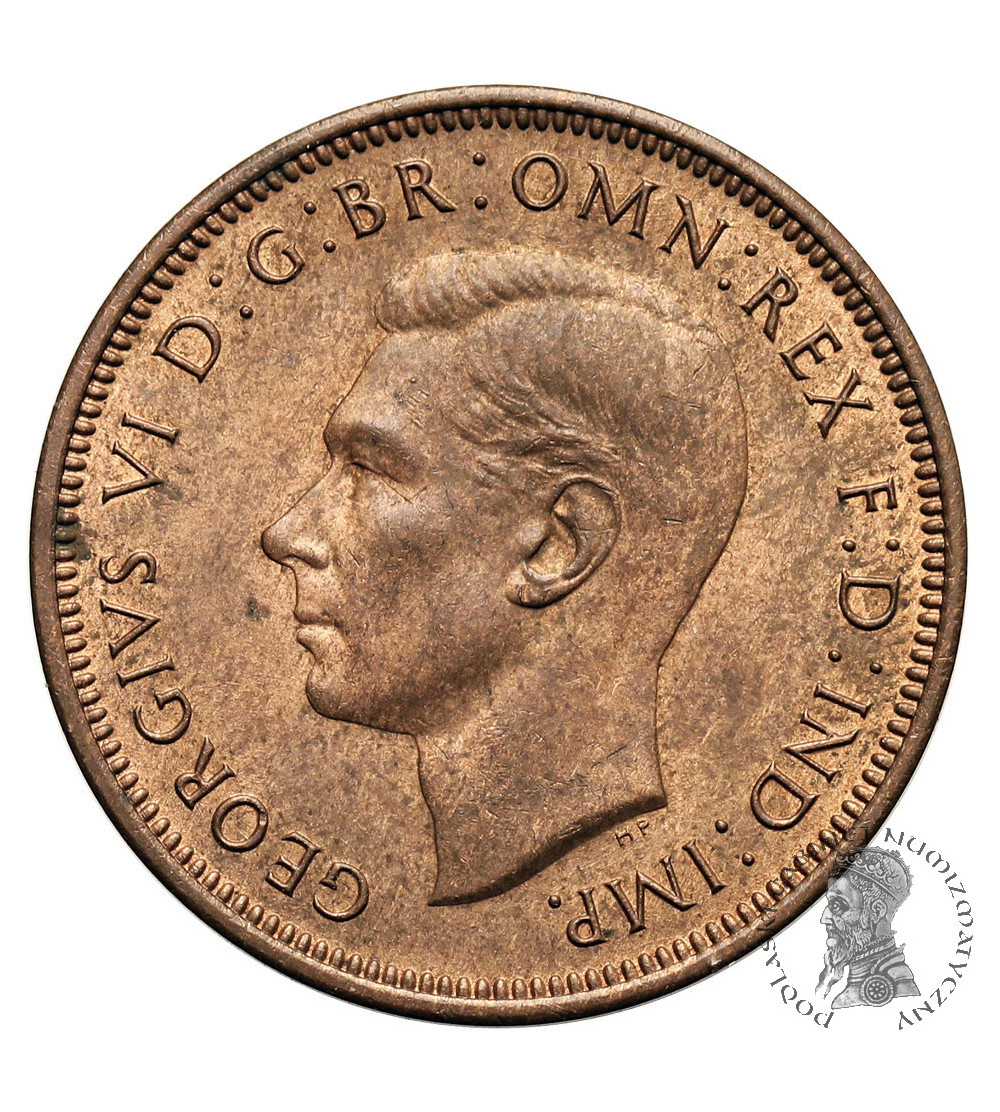 Wielka Brytania, Jerzy VI (1936-1952). 1/2 pensa (1/2 Penny) 1946 Wielka Brytania, Jerzy VI (1936-1952). 1/2 pensa (1/2 Penny) 1946