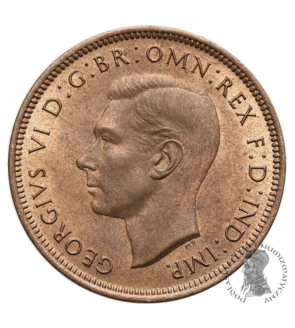 Wielka Brytania, Jerzy VI (1936-1952). 1/2 pensa (1/2 Penny) 1948 Wielka Brytania, Jerzy VI (1936-1952). 1/2 pensa (1/2 Penny) 1948