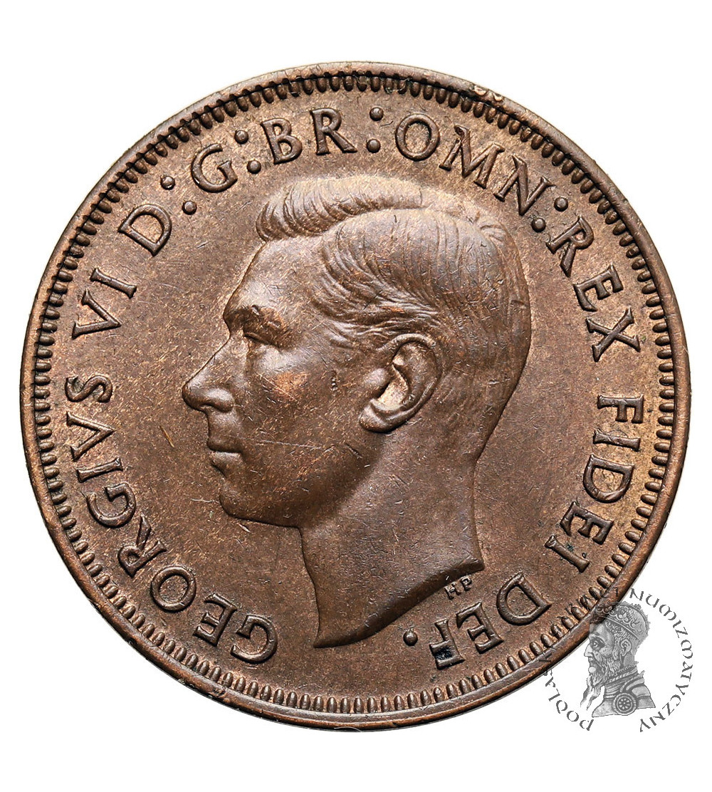 Wielka Brytania, Jerzy VI (1936-1952). 1/2 pensa (1/2 Penny) 1950 Wielka Brytania, Jerzy VI (1936-1952). 1/2 pensa (1/2 Penny) 1950