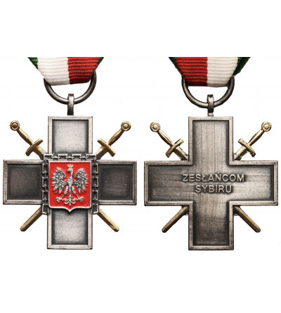 Poland, Third Republic. Set of the Cross of the Deportees of Siberia and the Badge of the Sybiraks' Association