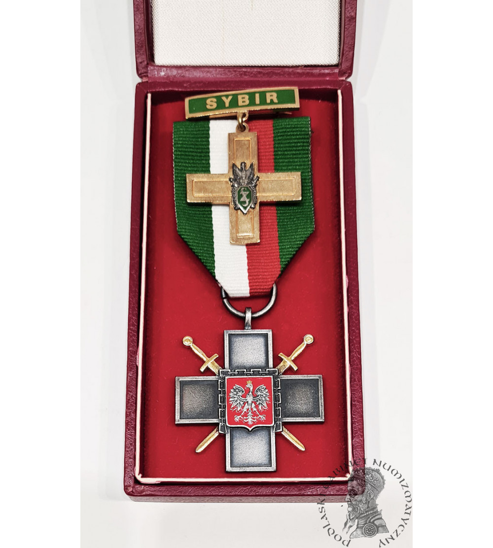 Poland, Third Republic. Set of the Cross of the Deportees of Siberia and the Badge of the Sybiraks' Association Poland, Third Republic. Set of the Cross of the Deportees of Siberia and the Badge of the Sybiraks' Association