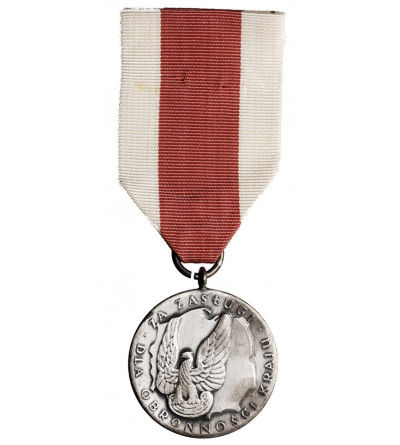 Poland, PRL (1952-1989). Silver Medal, “For Merits for National Defense”