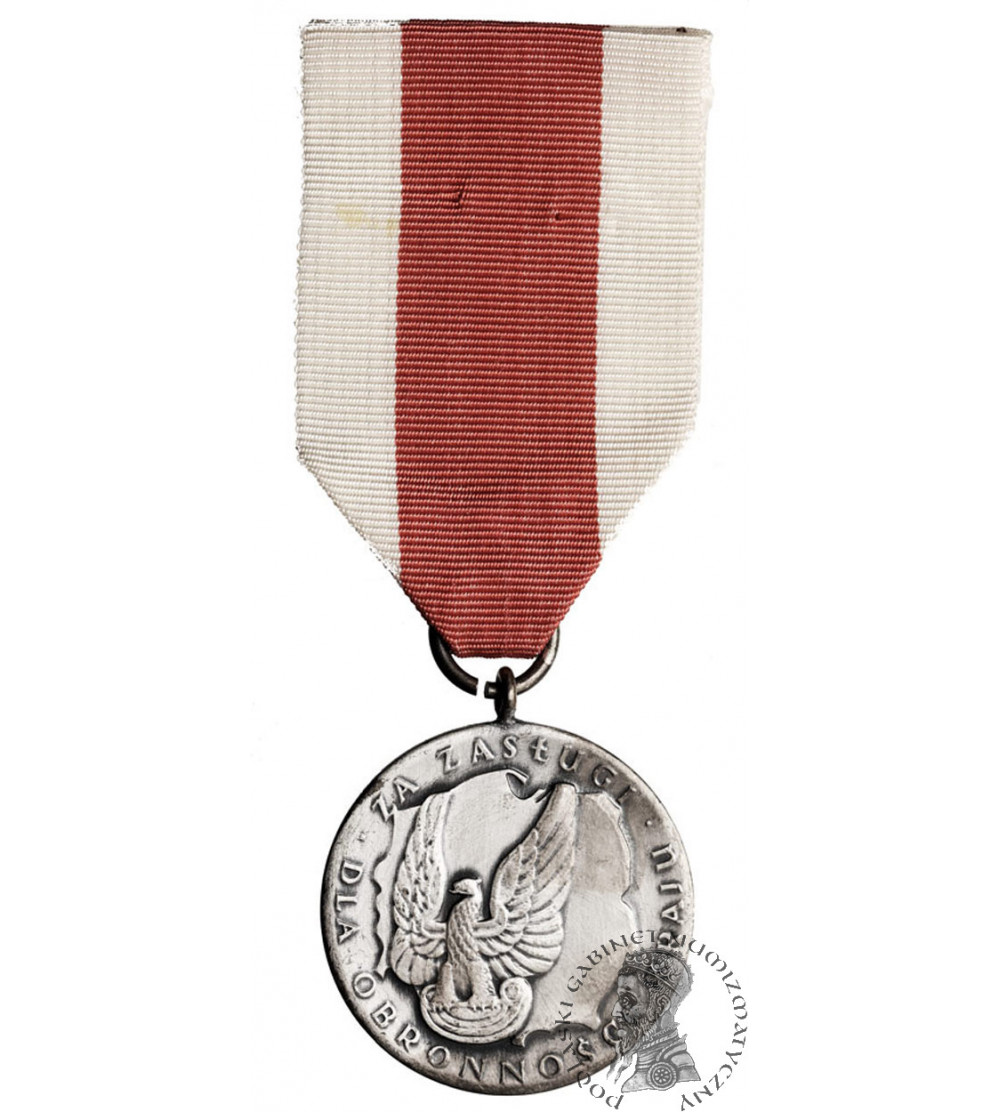 Polska, PRL (1952-1989). Srebrny Medal ,,Za Zasługi dla Obronności Kraju"