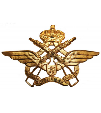 Belgium. Officer's insignia of the U.D.A. beret “Invincibiles et Recti” (The Invincible and the Righteous)