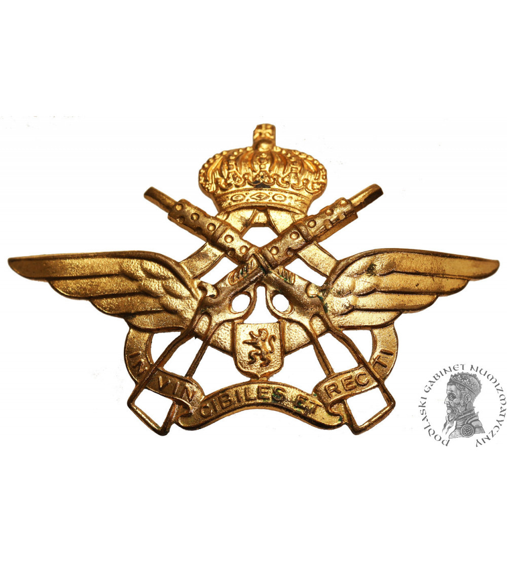 Belgium. Officer's insignia of the U.D.A. beret “Invincibiles et Recti” (The Invincible and the Righteous)