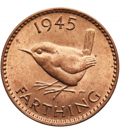 Wielka Brytania, Jerzy VI (1936-1952). Farthing 1945