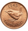 Wielka Brytania, Jerzy VI (1936-1952). Farthing 1945