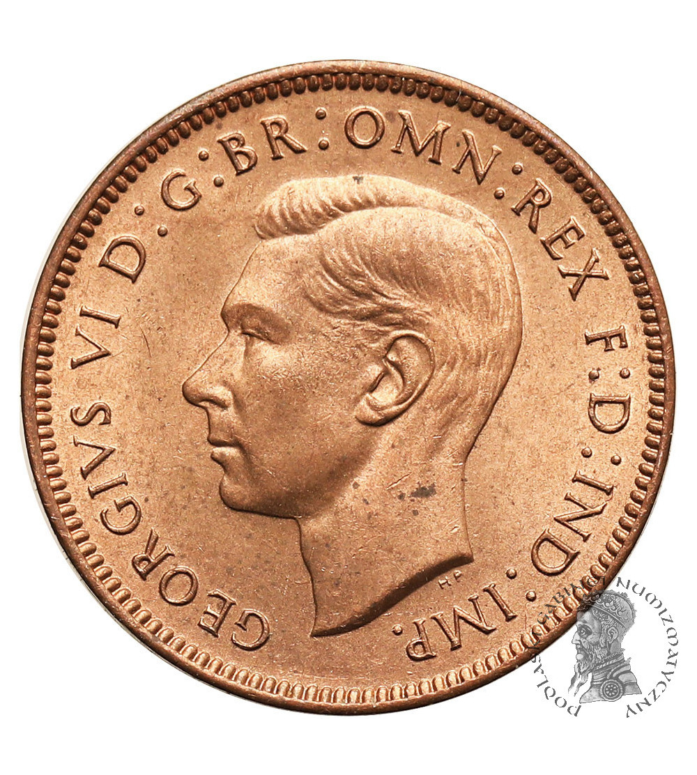 Wielka Brytania, Jerzy VI (1936-1952). Farthing 1945 Wielka Brytania, Jerzy VI (1936-1952). Farthing 1945