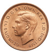 Wielka Brytania, Jerzy VI (1936-1952). Farthing 1945