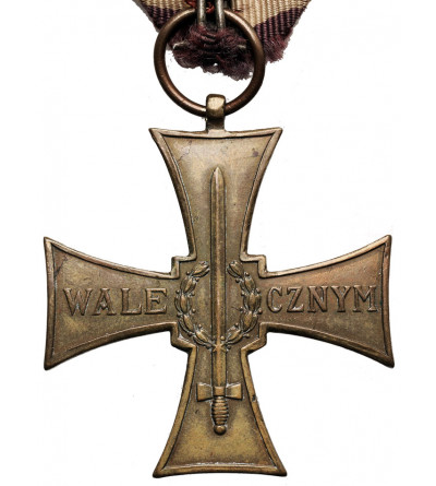 Polska. Krzyż Walecznych 1944, ,,Walecznym na Polu Chwały 1944", tłoczenie Caritas