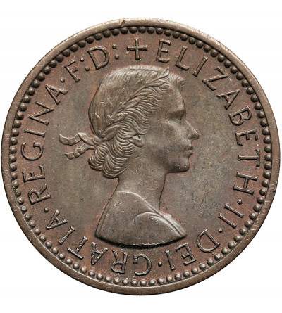Wielka Brytania, Elżbieta II (1952-2022). Farthing 1956