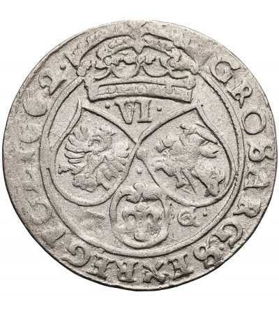 Poland, Jan Kazimierz 1648-1668. Szostak (6 Groschen) 1662 NG, Poznan (Pozen) mint