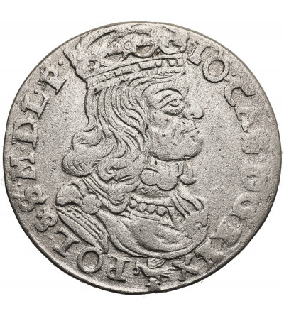 Polska, Jan Kazimierz 1648-1668. Szóstak 1662 NG / Ślepowron, mennica Poznań