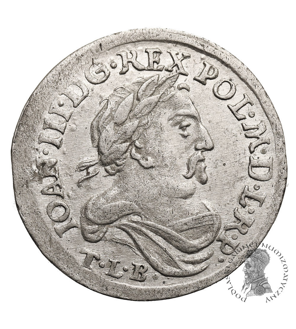 Poland. Jan III Sobieski 1674-1695. Szostak (6 Groschen) 1680 TLB, Bydgoszcz (Bromberg)