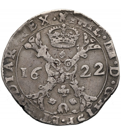 Spanish Netherlands, Philipp IV 1621-1665. Taler (Patagon) 1622, Tournai (Doornik) Mint