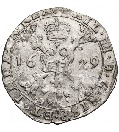 Spanish Netherlands, Philip IV 1621-1665. 1/4 Patagon 1629, Flanders, Brugge Mint