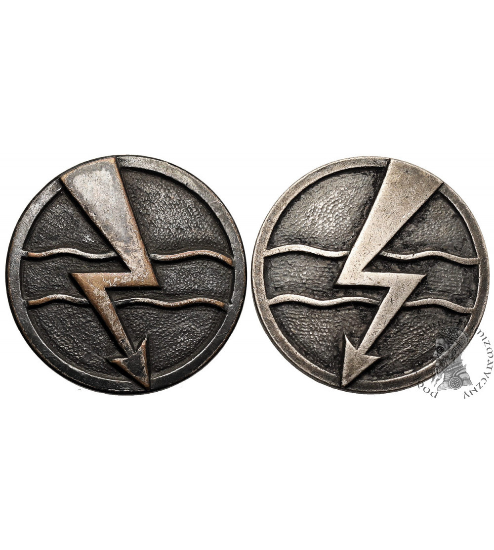 Poland, PRL (1952–1989). Set of two “Communications Troops” badges (,,Korpusówka")