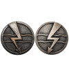 Poland, PRL (1952–1989). Set of two “Communications Troops” badges (,,Korpusówka")