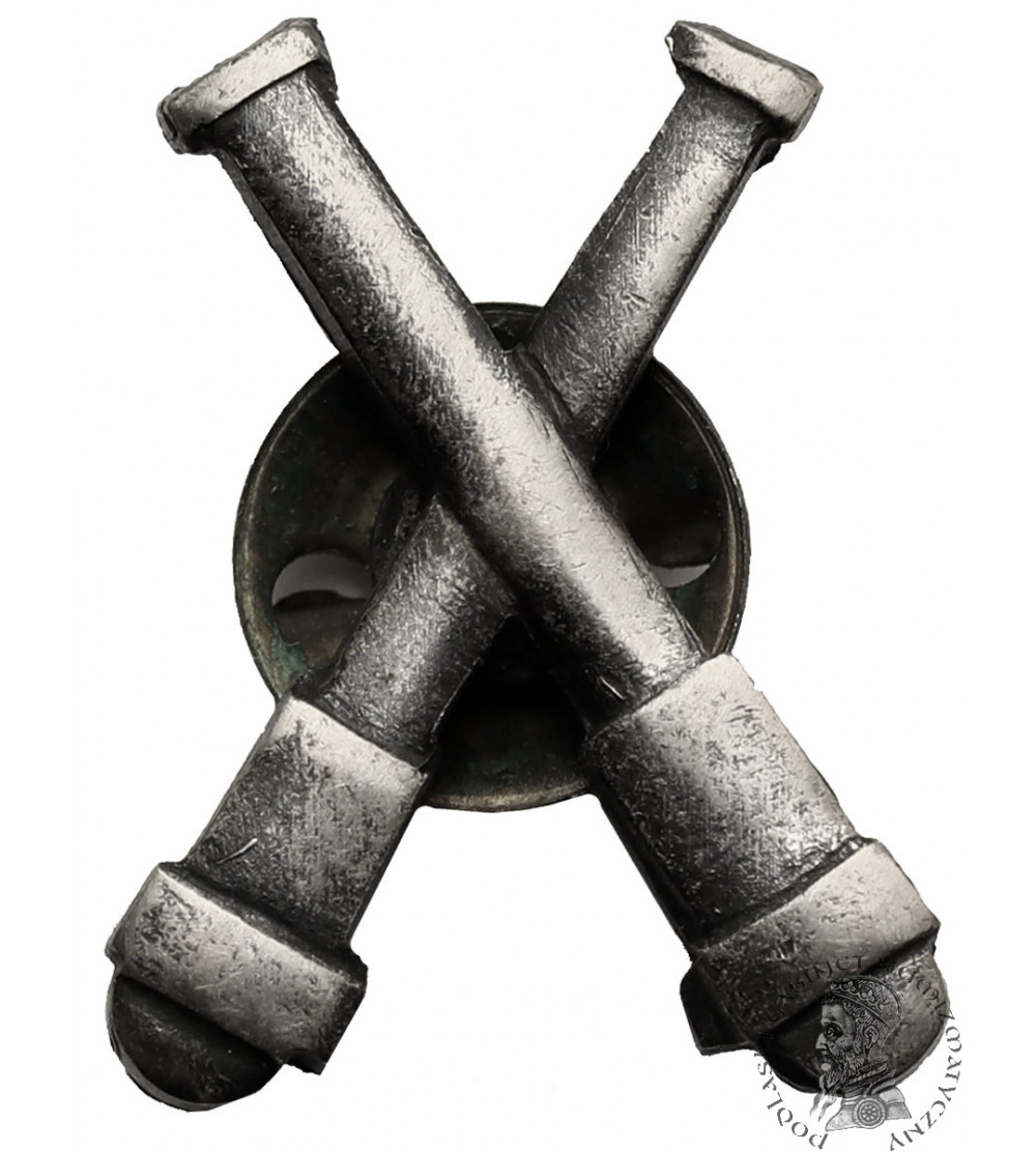 Poland, PRL (1952-1989). Corps badge “Missile Forces and Artillery”, (,,Korpusówka"), Polish People's Army