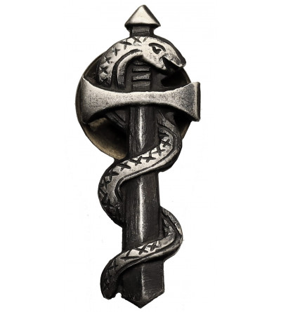 Poland, PRL (1952-1989). Corps badge “Veterinary Service”, (,,Korpusówka"), Polish People's Army