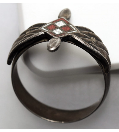 Poland, PRL (1952-1989), Polish People's Army. Ring/wedding band with Air Force Corps badge (Flying Personnel) - ,,Korpusówka"