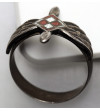 Poland, PRL (1952-1989), Polish People's Army. Ring/wedding band with Air Force Corps badge (Flying Personnel) - ,,Korpusówka"