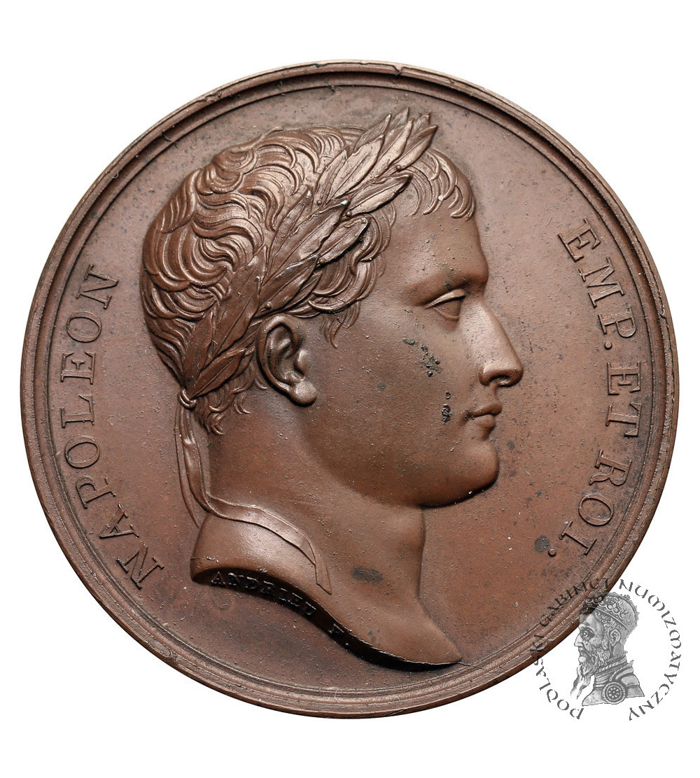 France, Napoleon I Bonaparte. Medal commemorating the incorporation of Rome into France, 1809