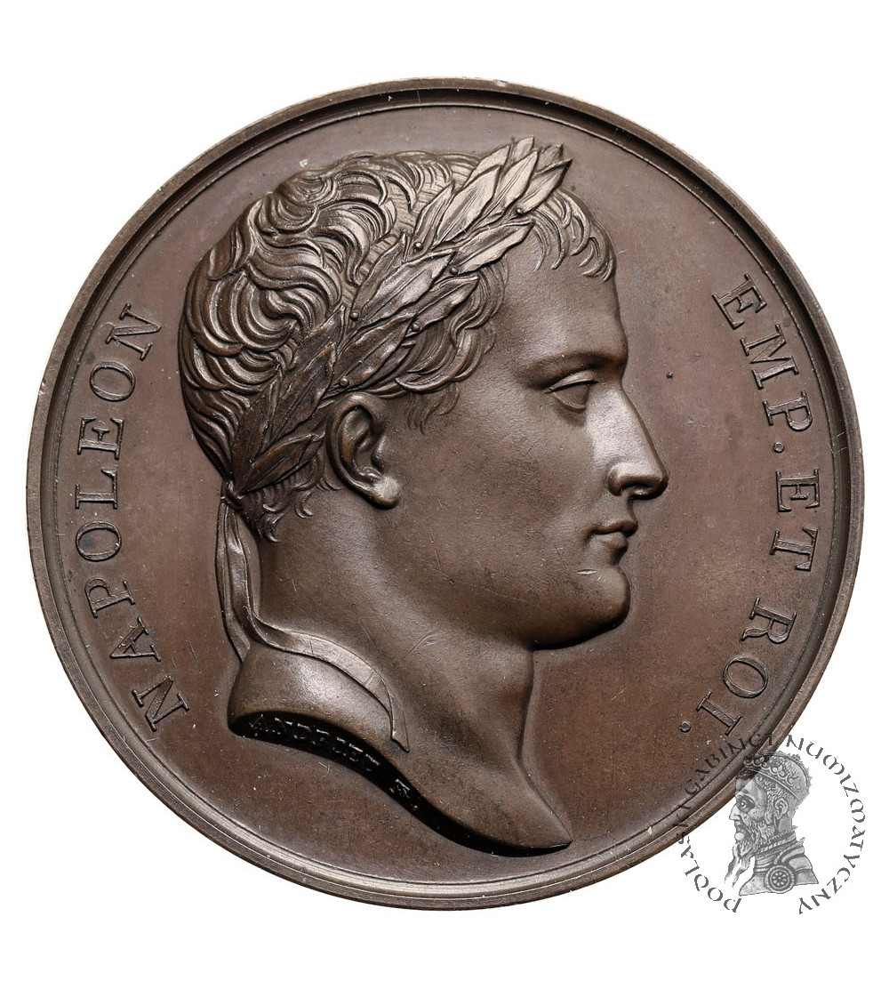 France. Napoleon I Bonaparte, medal commemorating Battle of Friedland, 1807