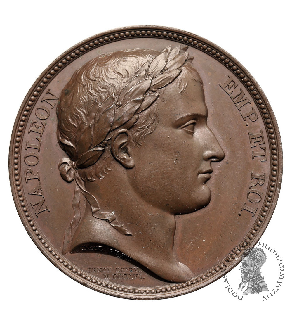 France. Napoleon I Bonaparte, Br medal commemorating the capture of Vienna, 1805