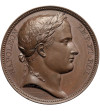 France. Napoleon I Bonaparte, Br medal commemorating the capture of Vienna, 1805
