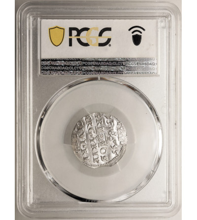Poland. Zygmunt III Waza, 1587-1632. Trojak (3 Groschen) 1595, Riga mint - NGC MS 62