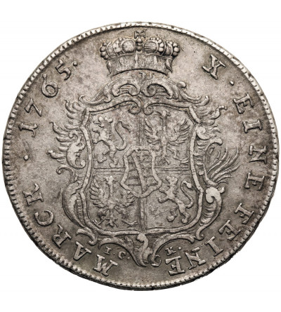 Niemcy, Saksonia-Coburg-Saalfelden. Ernst Friedrich, 1764-1800. Talar (Konv.-Taler) 1765 ICK, Saalfeld