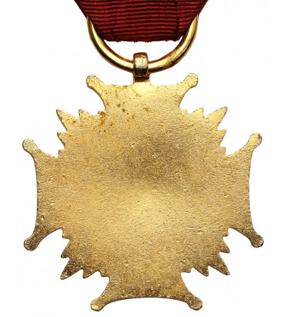 Poland, PRL (1952-1989). Gold Cross of Merit 1977, with document of awarding