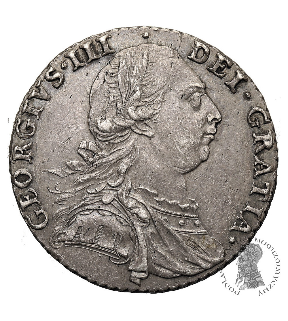 Wielka Brytania, Jerzy III 1760-1820. Szyling (Shilling) 1787, Londyn