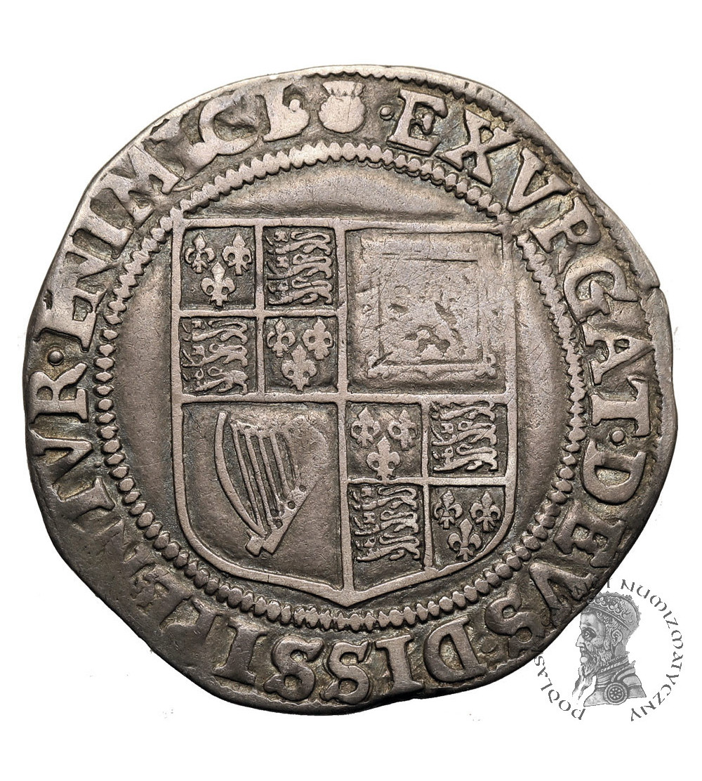 Anglia, Zjednoczone Królestwo. James I, 1603-1625. Szyling (Shilling) bez daty (1603-1604), Londyn, z.m. Oset
