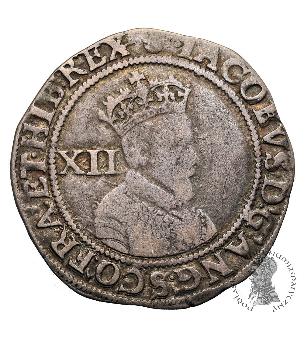 England, United Kingdom. James I, 1603-1625. First Coinage, Shilling ND (1603-1604, Tower London Mint, mm. thistle