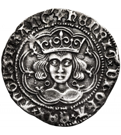 England, House of Lancaster. Henry VI, First reign 1422-1461. Groat, 1422-1427, Calais mint - Annulet Issue
