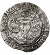 Anglia. Henryk V, Lancaster, 1413-1422. Grosz (Groat), bez daty, Tower Londyn, gwiazda na piersi króla