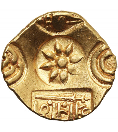 Indie, dynastia Seuna (Yadava) z Devagiri. Ramachandra, 1270-1311 AD. Złoty Stater (Asu / Padma Tanka), bez daty