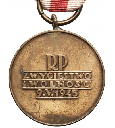 Polska. Medal Zwycięstwa i Wolności KRN 9.V.1945 (1987), legitymacja