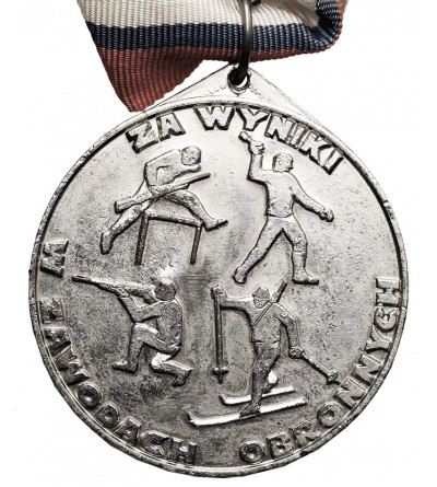 Poland, PRL (1952–1989). Silver medal “For Achievements in Defense Competitions,” LOK