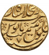 India. Mughal Empire. Muhammad Shah, 1719-1748 AD. Gold Mohur, AH 1138 year 7 / 1724-1726 AD, Shahjahanabad (Delhi)
