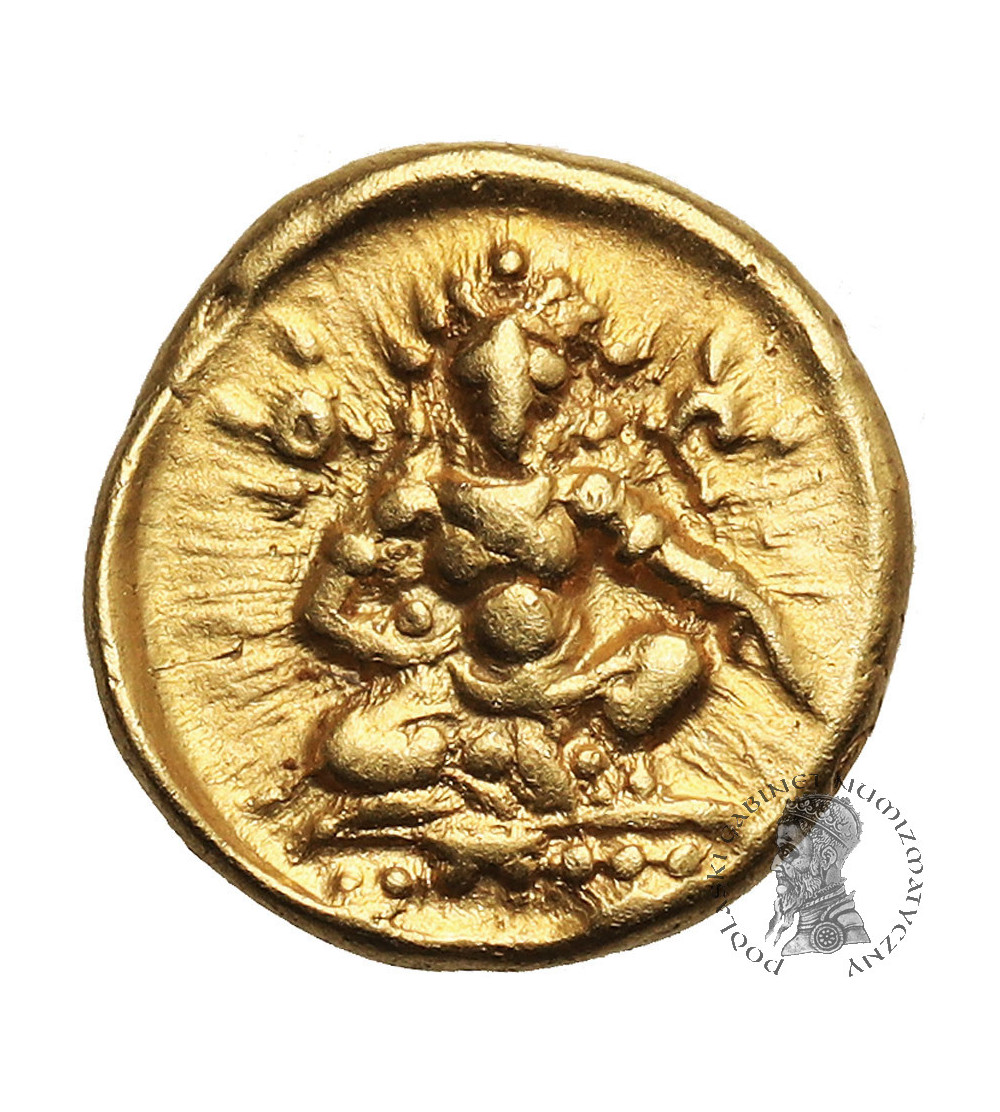 Indie, Imperium Vijayanaga, dynastia Tuluva. Krishna Devaraya, 1509-1529 AD. 1/2 Pagoda bez daty