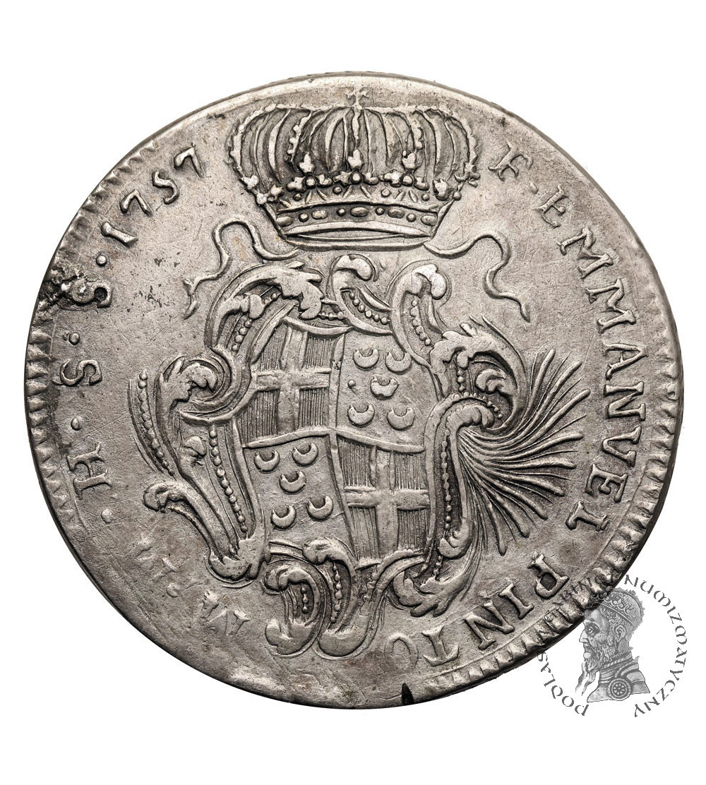 Malta (Sovereign Order). Emmanuel Pinto, 1741-1773. XXX (30) Tari 1757