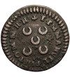 Malta (Sovereign Order). Emmanuel Pinto, 1741-1773. Cu Grano 1757