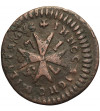 Malta (Sovereign Order). Emmanuel Pinto, 1741-1773. Cu Grano 1757