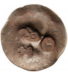 Malta (Sovereign Order). Jean-Paul Lascaris Castellar, 1636-1657. 4 Tari, Countermarks (1778 AD), Valletta