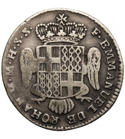 Malta (Zakon Maltański). Emmanuel de Rohan, 1775-1797. VI (6) Tari 1780, Valletta